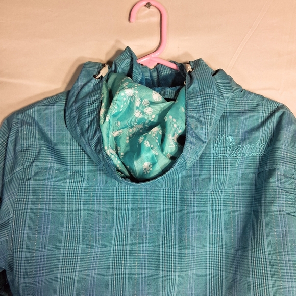 Trendy Women's Small/P Liquid Hooded Venture Aqua Like New Ski/Snowboard Jacket - Picture 8 of 11